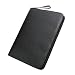 Fountain Roller Ball Pen Case Holder PU Leather Bag for 48 Pens Color Black