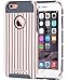 iPhone 6S Plus Case, BENTOBEN Ultra Slim Stripe Design Hard Shell Soft TPU Dual Layer Shockproof Protective Case Cover for iPhone 6S Plus / iPhone 6 Plus (5.5 Inch), Rose Gold