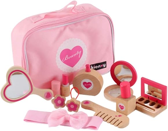 Amazon Toyandona 1セット女の子化粧おもちゃキット化粧ふりプレイおもちゃロールプレイおもちゃ化粧プレイセットプリンセスメイク キット子供のための女の赤ちゃん お医者さん おもちゃ