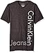 Calvin Klein Big Boys' New Icon V Neck Short Sleeve