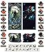 VANCROWN Headwear Head Wrap Sport Headband Sweatband 220 Patterns Magic Scarf 12PCS & 6PCS 12 in 1 (12PCS.Skeletons 2)