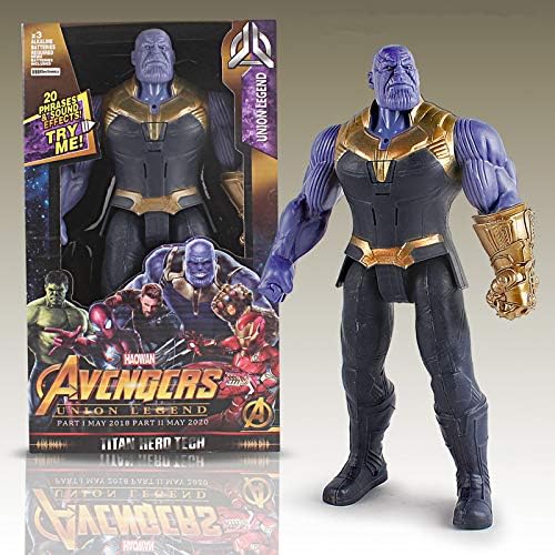 Ewings Avengers Movable Action Figure Super Heros Ironman Thor Hulk Glow PVC Xmas Toys