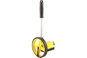 Portable Distance Wheel, Multiple Purpose Foldable 0 to 9999.9m Distance Measuring Roller for Surveyors