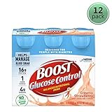 Boost Glucose Control Nutritional Drink, Strawberry Bliss, 8 fl oz Bottle - 12 Pack