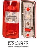 Bison Parts TRA029 LH/NS Passenger Side Rear Light Lamp Lens