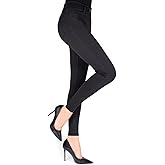 MeMoi Women's Faux Denim Ponte Leggings