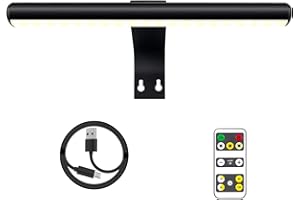 KANESIKI Wireless Picture Light Battery Powered, Rechargeable Painting Light with Remote, Dimmable Display Lamp for Wall Frame Portrait Art Dartboard Gallery, 16 inch, Black