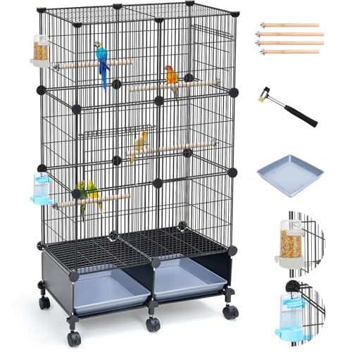 VISCOO 46-Inch Metal Bird Cage