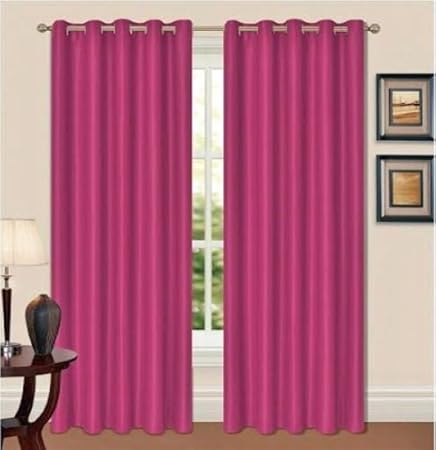 Blackout Curtains Eyelet Ring Top Thermal Fully Lined Solar Pair