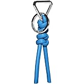 HSEFIN Leather Key Chain Car Universal Unisex Key Chain with Removable Triangle Open Key Ring