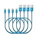 RAVPower 4-Pack 3ft iPhone Cables Apple MFi Certified Lightning Cable for iPhone 7/7 Plus/ 6S/ 6 Plus/ 6/ 5S/ SE/iPad Mini -Blue
