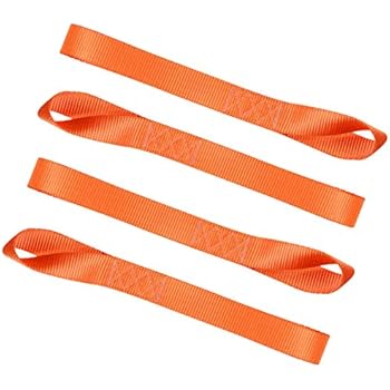 JCHL Soft Loops Tie Down Straps (4pk) 12,000lbs Max Strength 18