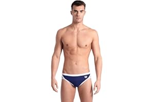 ARENA Men's Icons Solid Swim Briefs Professional Training Swimsuit Sports Trunk
