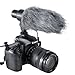 Aputure V-Mic D1 Super-Cardioid Directional Condenser Shotgun Microphone with Windscreen, Windshield and Cold Shoe Mount,Low-cut Filter,Video Shooting For Canon / Nikon / Sony Etc DSLR Camera
