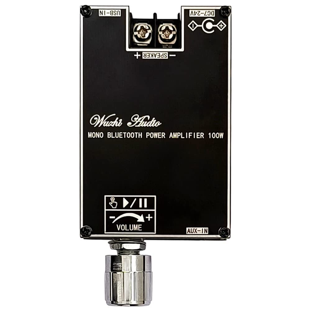 Comphic Mono 100W Bluetooth Audio Amplifier Board with Box Function TPA3116D2 BT5.1 Stereo Audio Module DC7-24V -1001B