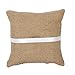 Tinksky Vintage Burlap Lace Bridal Wedding Ceremony Pocket Ring Bearer Pillow Cushion 1515cm