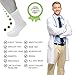 Sugar Free Sox Health & Comfort Mens Diabetic Crew Socks 3 Pairs Crew (10-13, White)