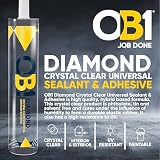OB1 Diamond Crystal Clear Universal Sealant Adhesive Hybrid UV Water Weather view 2