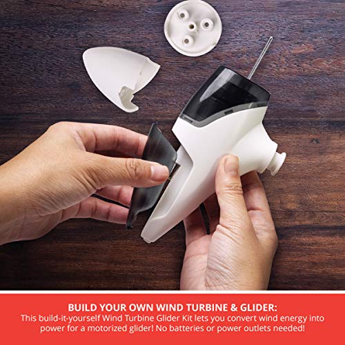 Discovery Kids Mindblown Wind Turbine Glider Kit Stem Science Experiment For Kids Fun Engineering Project For Boys And Girls Green Energy Powers Motorized Glider Battery Free Led Lights In Dubai Uae