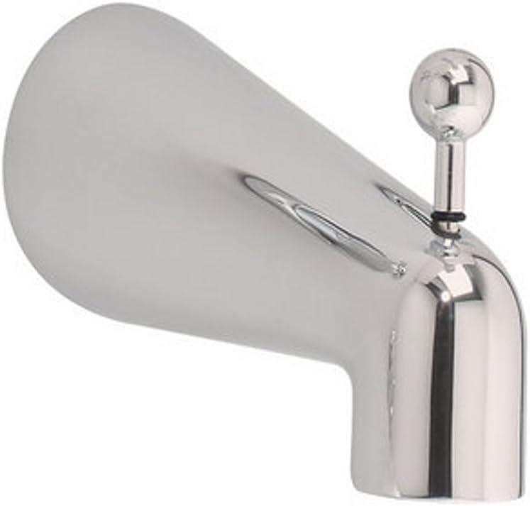 American Standard 8888.022.002 5-1/8-Inch Deluxe Brass Tub Spout with Diverter, Chome
