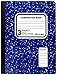 Top Flight 3-Subject Colored Marble Composition Book, 120 Sheets, Wide Rule, 9.75 x 7.5 Inches, 1 Book, Cover Color May Vary (43200)
