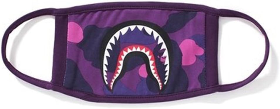 1 PackCamping First Aid Kits Shark Face Mask (purple) (purple)