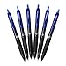 Uni-Ball 307 Retractable Gel Ink Pens, Medium Point 0.7mm, Pack of 6 (Blue)