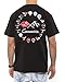 Chevy Corvette Collage Adult T-shirt (2X, Black)