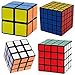 GoodCube Speed Cube Set, QY Toys Cube Puzzle Bundle 2x2 Cube, 3x3 Cube, 4x4 Cube, 5x5 Cube Set with Gift Box, Black