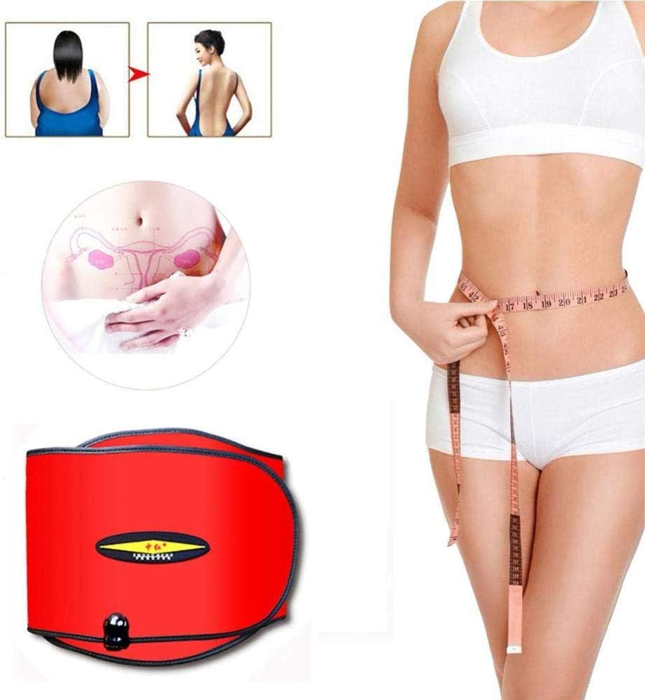 XHDMJ Slimming Massage Belt Electric Vibration Sauna Belt, with 4 Motors Weight Loss Automatic Timing Air Pressure Massage Fat Burner for Women & Men