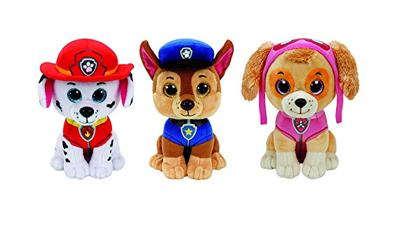 Ty Paw Patrol Beanie Babies - Set of 3 
