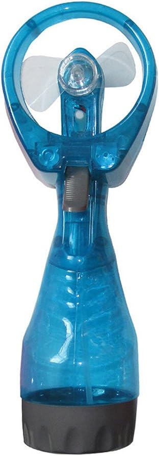 Sacow 👗 Portable Hand held Cooling Cool Water Spray Misting Fan Mist Travel Beach (Sky Blue)