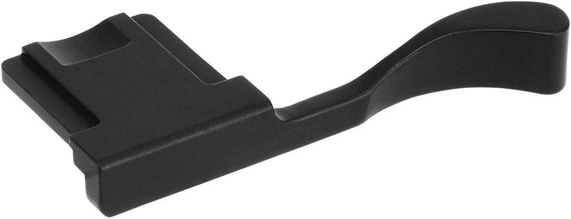 Haoge THB-XB Metal Hot Shoe Thumb Up Rest Thumbs Up Hand Grip Designed for Fujifilm Fuji FinePix X-E4 X100F X100V X-Pro2 XPro2 X-Pro3 XPro3 Camera Black Better Balance & Grip Convenience