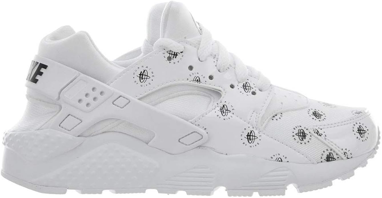 nike huarache run gs white