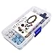 BEADNOVA 100pcs 8 Color Mix Lot Top Quality Crystal Rhinestones Pave Clay Spacer Ball Beads (10mm Box Set)