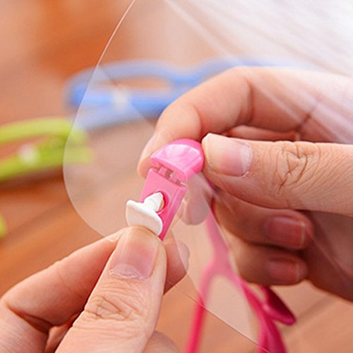 Tinksky Novelty Kitchen Cooking Double-sided Anti-fog Anti-Oil Splash Clear Face Mask Face Shield Protector (Rosy) - Thumbnail 3