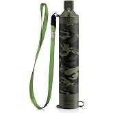 Membrane Solutions Personal Water Filter Straw S1 | NSF/ANSI 42 372 401 Certified, 1320 Gal Capacity, 0.1 Micron, Fits 28mm Bottle, BPA-Free, Survival Emergency Hiking Camping