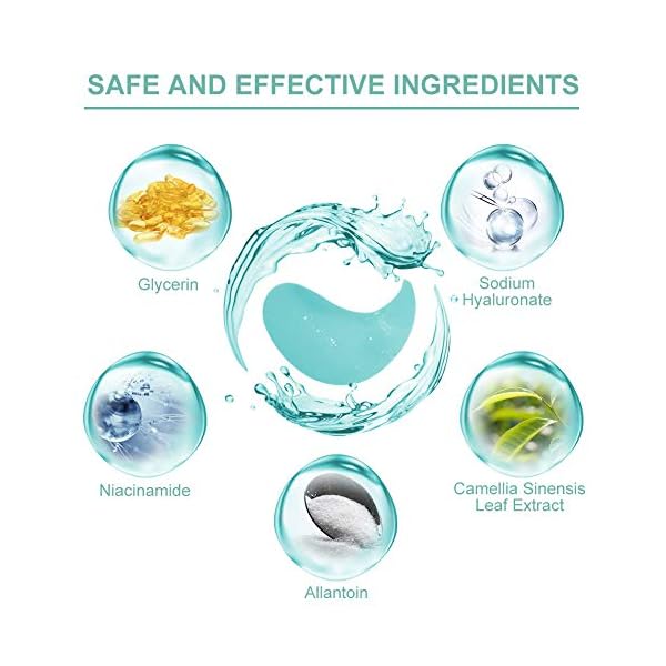 Under-Eye-Mask-Collagen-Eye-Mask-Anti-Aging-Eye-Patch-Collagen-Eye-pads-Eye-Treatment-Mask-for-Puffy-Eyes-Bags-Dark-Circles-and-Wrinkleswith-Collagen-Hyaluronic-Acid-Hydrogel Under Eye Mask, Collagen Eye Mask, Anti Aging Eye Patch, Collagen Eye pads, Eye Treatment Mask, for Puffy Eyes & Bags…