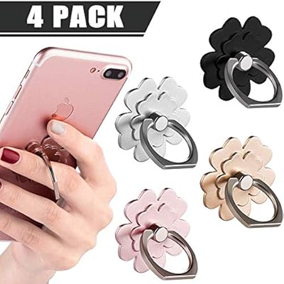 VE VE POWER Phone Ring Stand Finger Ring Holder 360° Rotation Phone Holder Ring Grip Compatible with Apple iPhone Xs Max XR X 8 7 Plus 5 5s Samsung Galaxy S8 S7