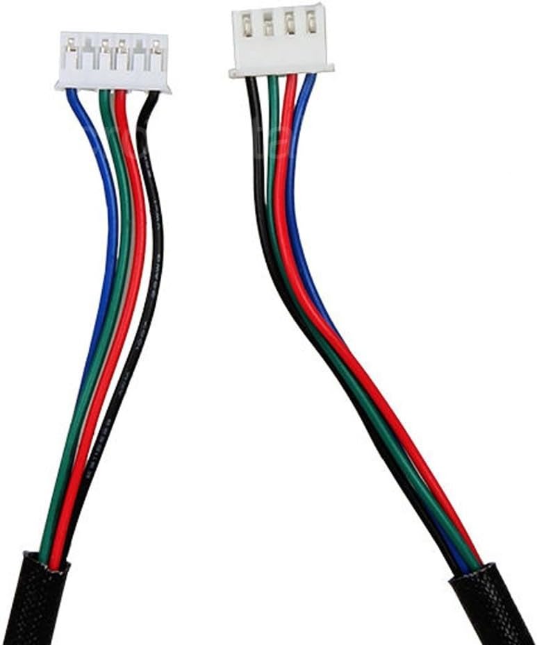 Hrph 10 Stuck 100cm 4 Adriges Kabel Fur Schrittmotor Nema17 Welle 5mm Cnc Makerbot Amazon De Kuche Haushalt