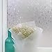 Fancy-fix Vinyl Staic Window Treatment Decorative Raindrop for Glass Non-Adhesive Privacy Window Films Roll Heat Control Anti Uv 17.7 Inches By 59 Inches