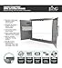 BBQ Grill Access Door/Elegant 31 Inch 304 Grade Stainless Steel BBQ Island Grill/Outdoor Kitchen Access Doors Include Double Wall Construction & Convenient Built in Paper Towel Holder