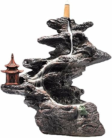 Backflow incense burner incense cone burner home decor incense holder ceramic "mountain"
