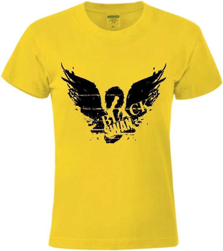 Timico DIY Black Swan Logo Women O Neck T Shirts