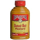 Beaver Sweet Hot Mustard, 13 Ounce Squeeze Bottle  (Pack of 2)