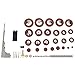 Alto Sax Repair Parts Kit 1 Set Alto Saxophone Pad Set Repair Parts Kit Screws + Neck Screw + Nuts + Reeds + Felt Columns Saxophone Springs Maintenance Kit Wind Musical Instrument Parts Accessori