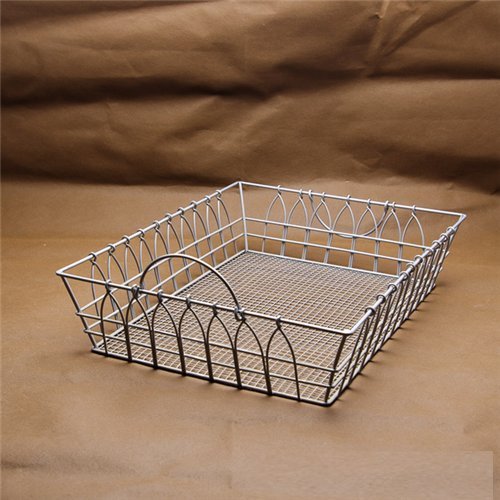 Buy AUCH Large Metal Wire Workstation Legal Size Desktop Tray Letter