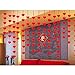 OULII Valentines Day Red Heart Hanging String Garland Decorations Engagement Wedding Party