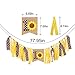 Sunflower Boy Girl 1st Birthday Party Highchair Banner Summer High Chair Bunting Garland Decoration