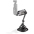 Tilta Hydra Alien Mini Electronic Suction Cup Kit - Titanium Gray | Compatible with DJI Pocket 3, and Other Action cams/Smartphones | Hydraulic Damping | Adjustable Arm